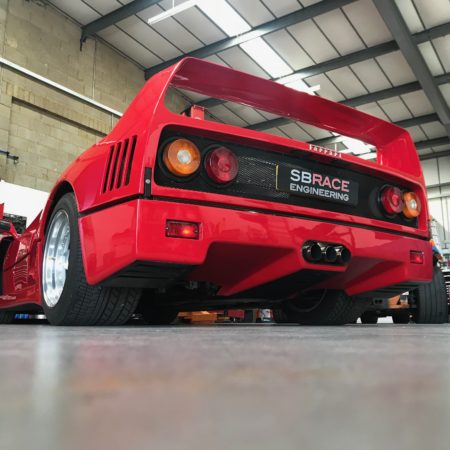 Ferrari F40 servicing.. First car sale at new premises.