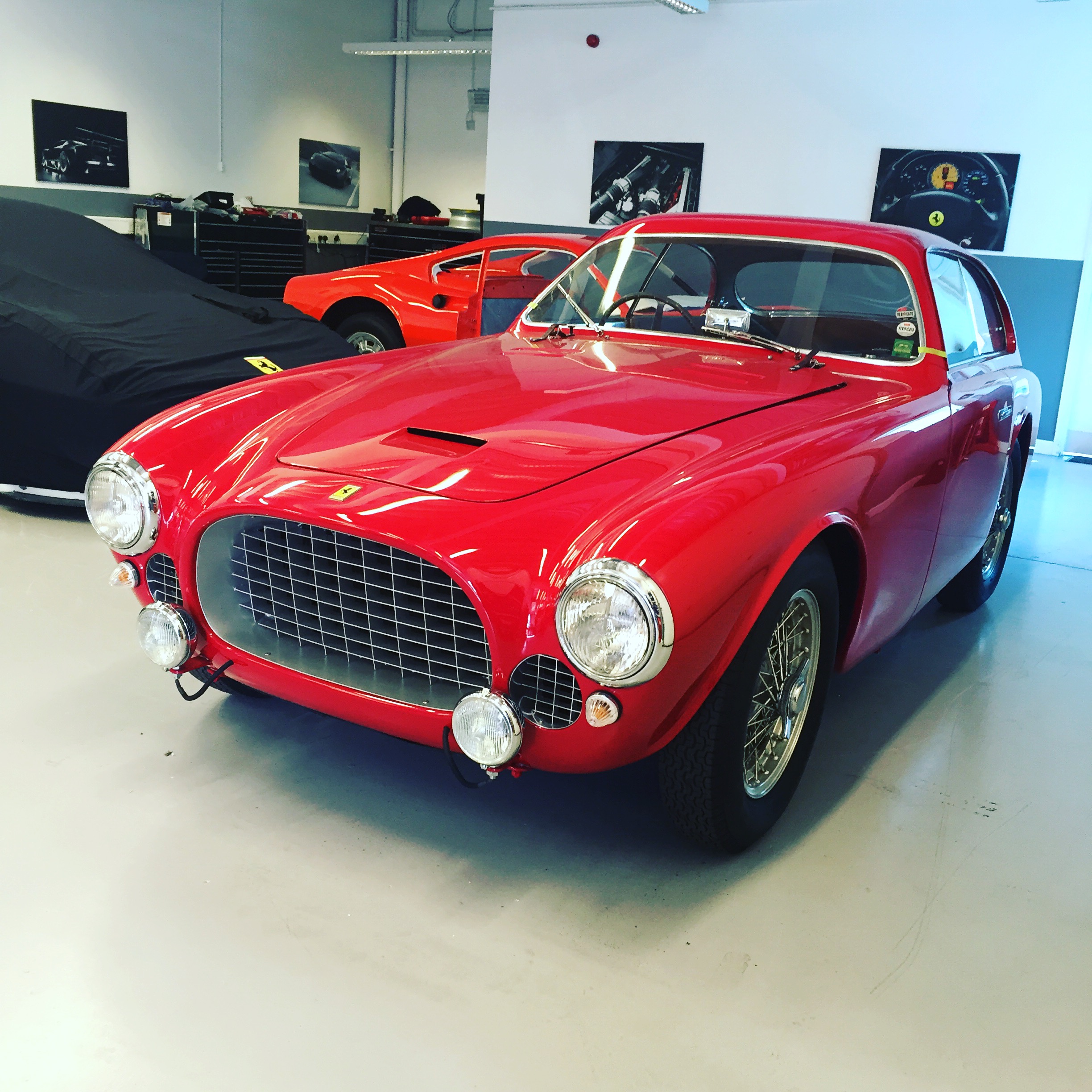 Ferrari 225S Ferrari 225s at SBR workshop