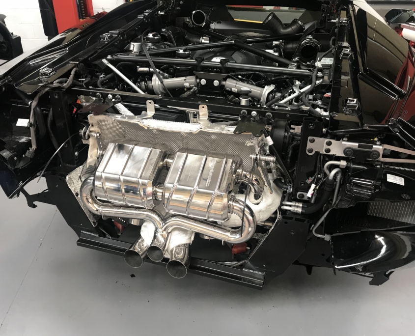 Lamborghini Aventador exhaust system