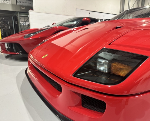 Ferrari F40 and LaFerrari