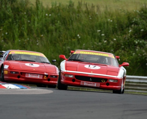 SBR F355 challenge car wins at Thruxton