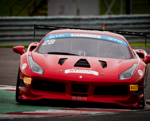 Ferrari 488 Challenge on track