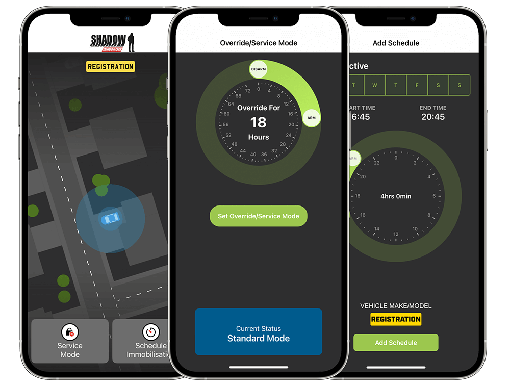 Shadow Immobiliser App